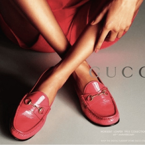 ❌Sold❌Gucci Horsebit Pink Patent Leather Loafers😍like new - Picture 2 of 11